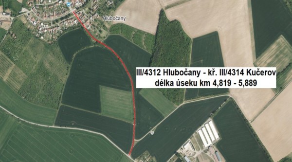III/4312 Hlubočany - Kučerov