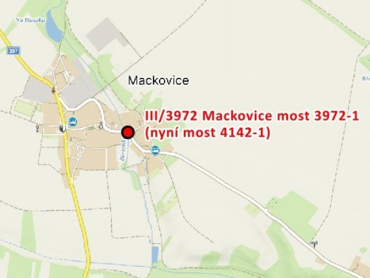 III/3972 Mackovice most 3972-1