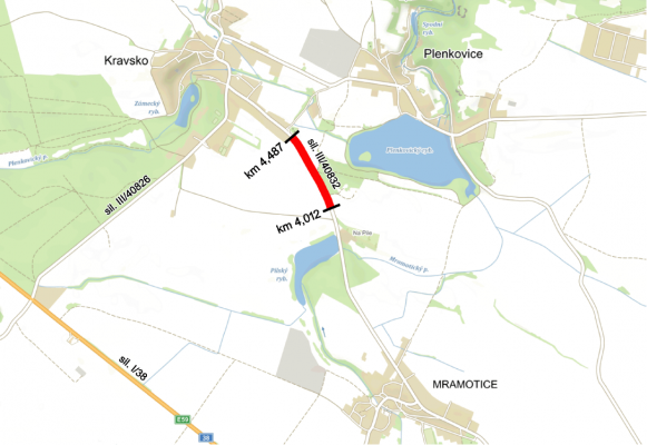 III/40832 Mramotice - Kravsko