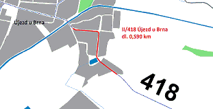 II/418 Újezd u Brna - Otnice 1. stavba