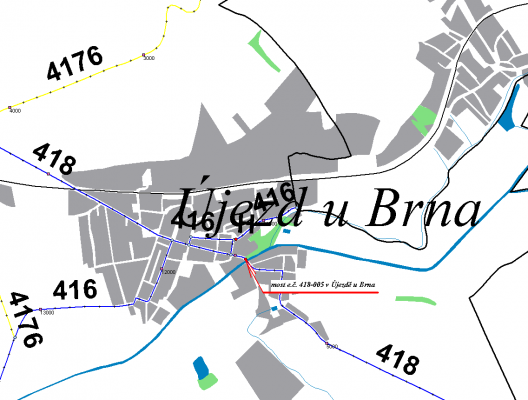 II/418 Újezd u Brna most ev.č. 418-005
