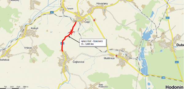 II/422 Čejč – Čejkovice