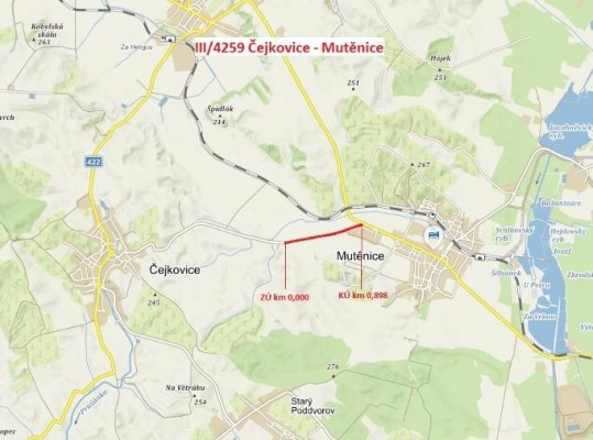 III/4259 Čejkovice - Mutěnice