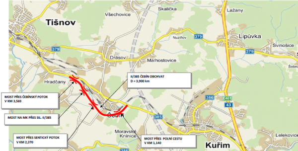 II/385 Čebín obchvat