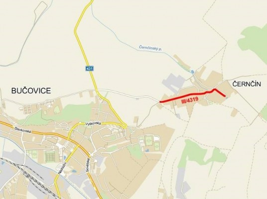 III/4319 Bučovice  Černčín