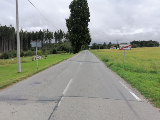 II/377 Šošůvka - Vysočany, mikrokoberec