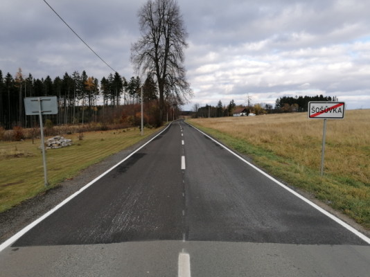 II/377 Šošůvka - Vysočany, mikrokoberec