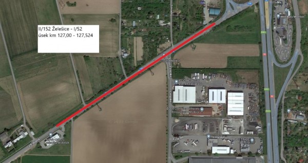 II/152 Želešice po I/52