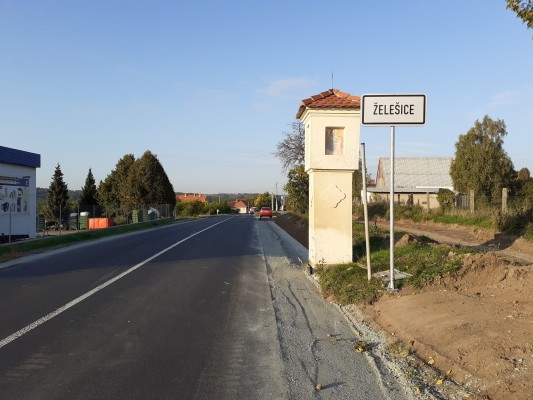II/152 Hajany - Želešice, 1. stavba, Želešice průtah
