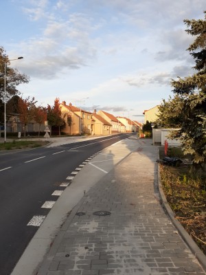 II/152 Hajany - Želešice, 1. stavba, Želešice průtah