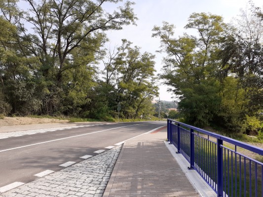 II/152 Hajany - Želešice, 1. stavba, Želešice průtah