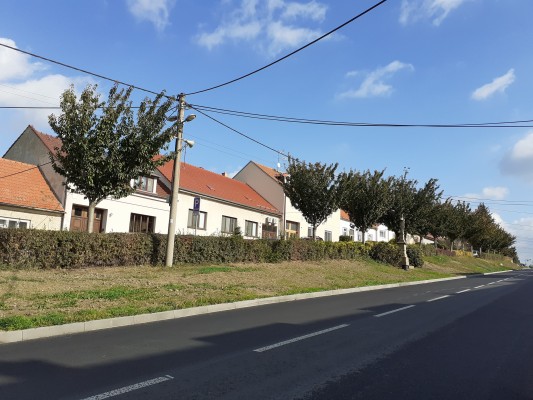 II/152 Hajany - Želešice, 1. stavba, Želešice průtah