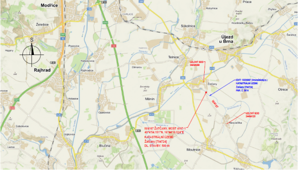 III/4167 Žatčany, most ev.č. 4167-1
