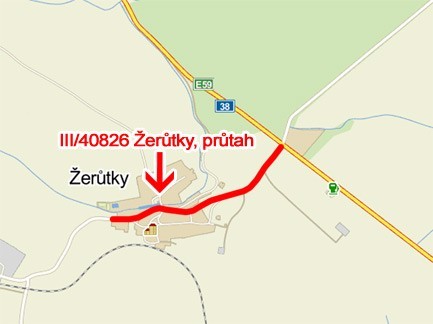 III/40826 Žerůtky průtah