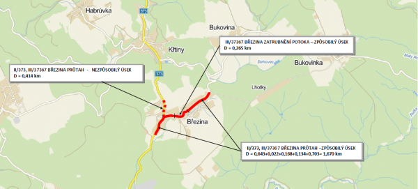 II/373,III/37367 Březina průtah