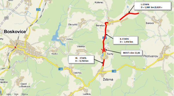 II/373, III/37357 Benešov - Žďárná extravilán