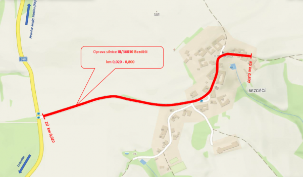 III/36830 Bezděčí