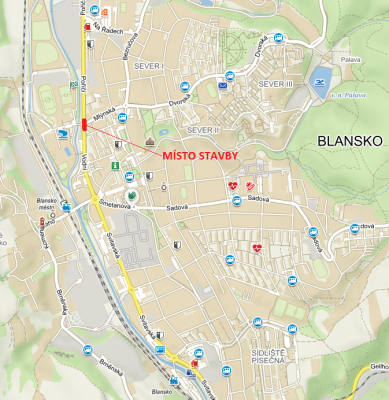II/374 Blansko, rekonstrukce křižovatky Poříčí - Mlýnská