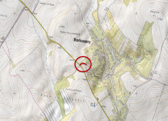 III/0513 Borkovany, rozšíření oblouku sil.
