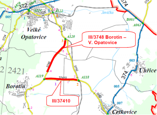 III/3748 Borotín – Velké Opatovice
