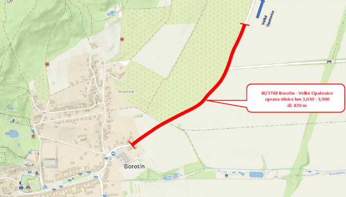 III/3748 Borotín - Velké Opatovice