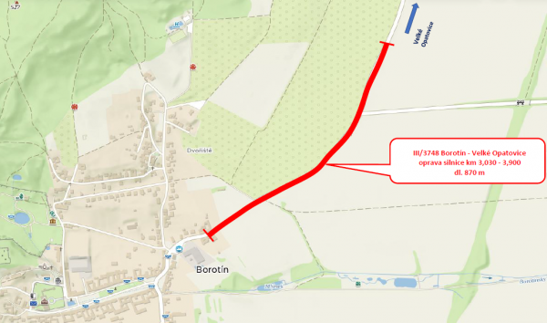 III/3748 Borotín - Velké Opatovice