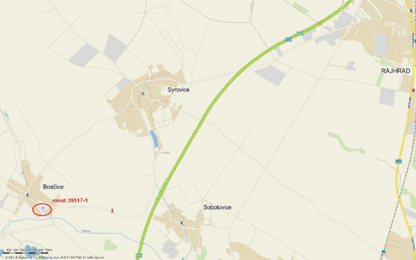 III/39517 Bratčice, most ev.č. 39517-1 přes Lejtnu