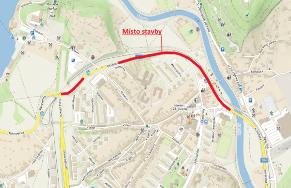 II/384 Brno, ul. Obvodová