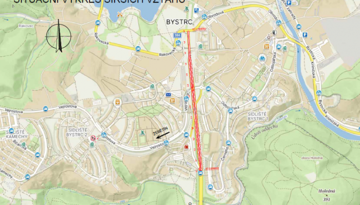 III/3844 Brno, Stará dálnice - úsek 3