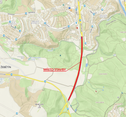 III/3844 Brno, Stará dálnice - úsek 2