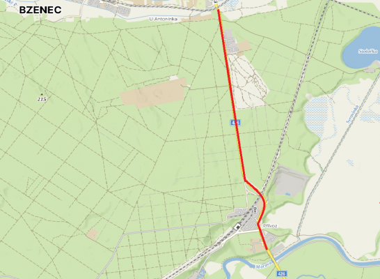 Mikrokoberce 2025 - II/426 Bzenec - Bzenec Přívoz