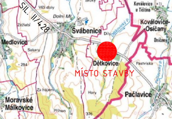 II/428 Dětkovice průtah