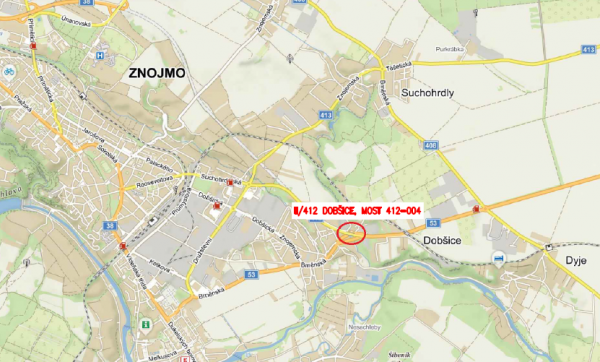 II/412 Dobšice, most 412-004