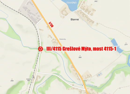 III/4115 Grešlové Mýto, most ev.č. 4115-1