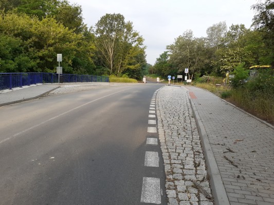 II/152 Hajany - Želešice, 1. stavba, Želešice průtah
