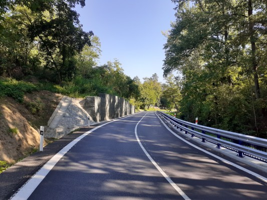 II/152 Hajany - Želešice, 2. stavba, extravilán