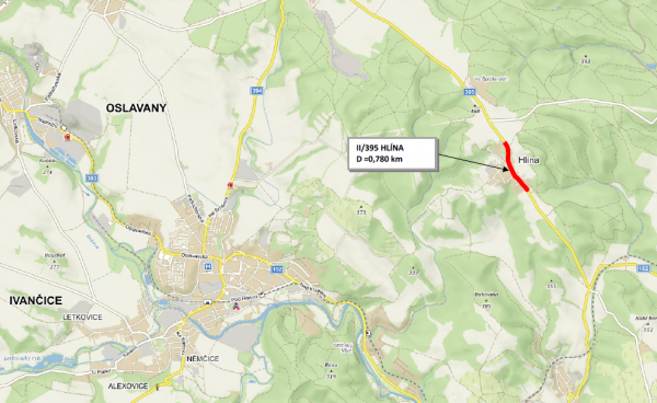 II/395 Hlína