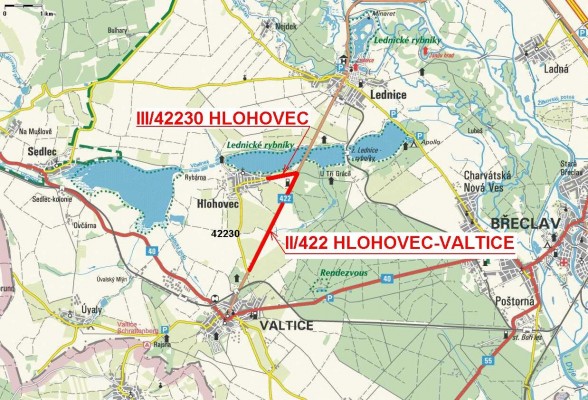 III/42230 Hlohovec, Hlohovec - Valtice