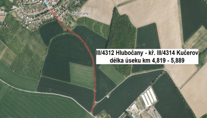 III/4312 Hlubočany - Kučerov