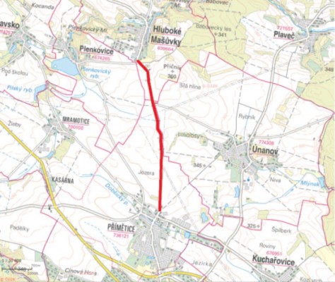 II/361 Hluboké Mašůvky - Přímětice