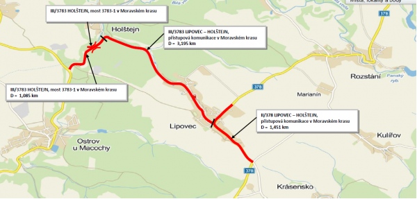 III/3783 Holštejn, most ev.č. 3783-1