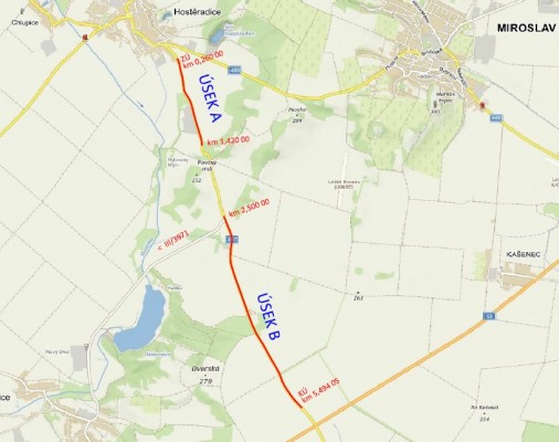 II/397 Hostěradice - křiž. I/53