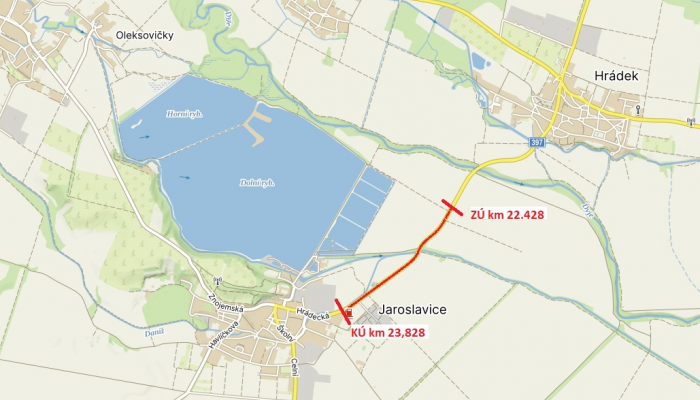II/397 Hrádek - Jaroslavice