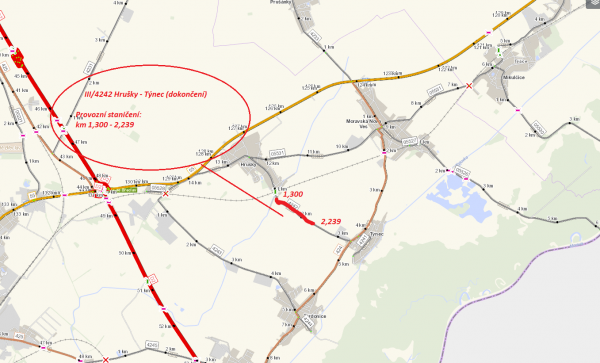 III/4242 Hrušky - Týnec (dokončení)