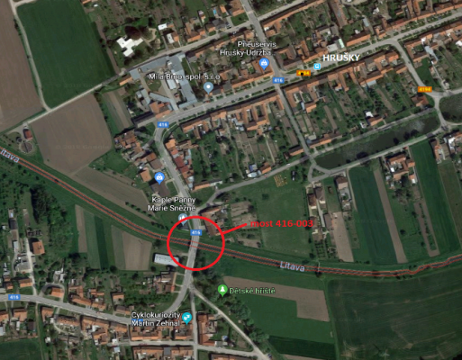 II/416 Hrušky most ev.č. 416-003