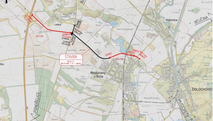 III/41619 Hrušovany u B. - Ledce