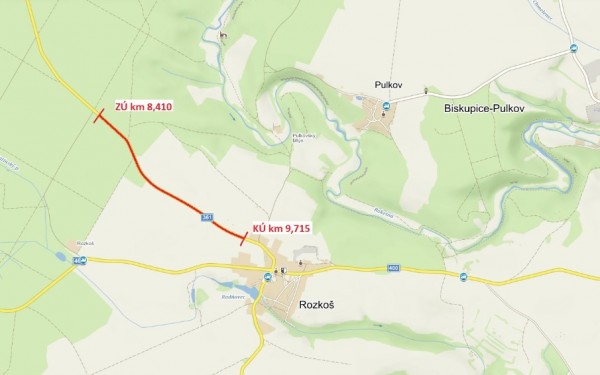 II/361 Hr. kr. Vysočina - Rozkoš 2. etapa