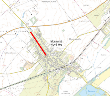 II/424 Moravská Nová Ves km 0,200 - 1,297