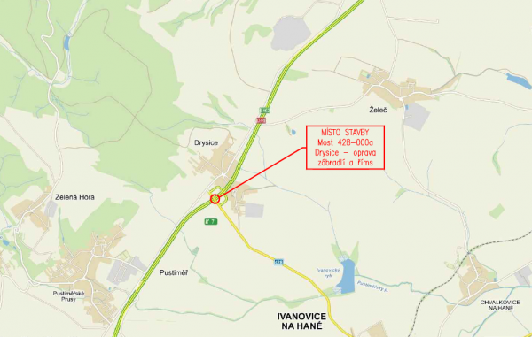 II/428 Drysice most ev.č. 428-000a nad D-46