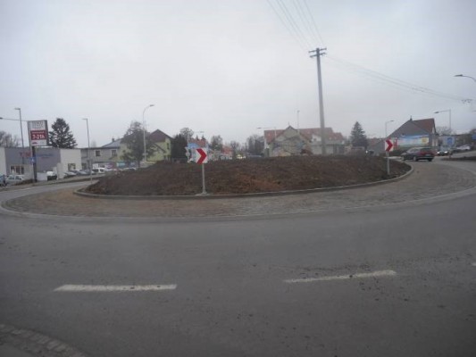 II/416 Pohořelice - okružní křižovatka